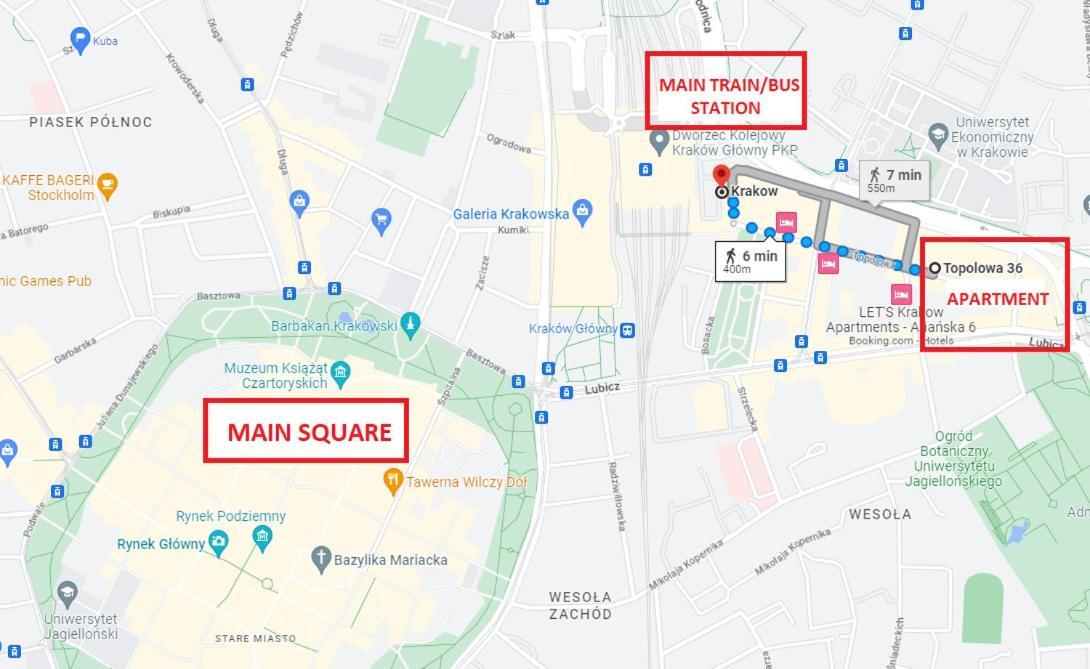 Top Location Apartments Topolowa Street คราคูฟ ภายนอก รูปภาพ
